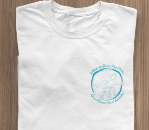 Jellyfish Unisex Reclaimist Crewneck T-Shirt | Eco-Friendly