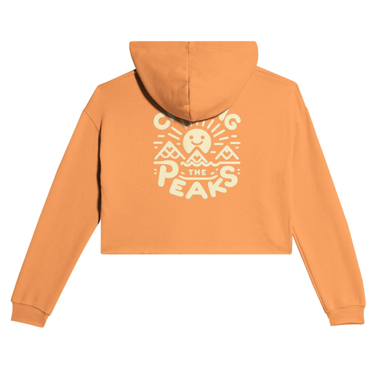 Chasing The Peaks women's cropped hoodie